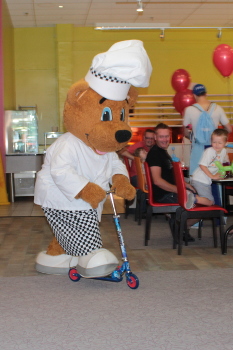 Children's character lunch at Butlins - Billy Bear