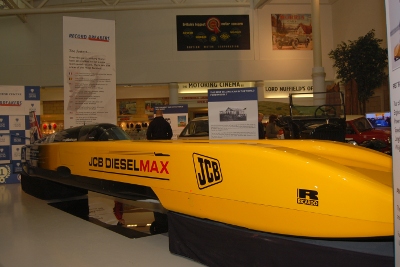 worlds fastest diesel car at the Gaydon Motor Museum