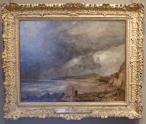 British art: Constable painting at Musee du Louvre, Paris