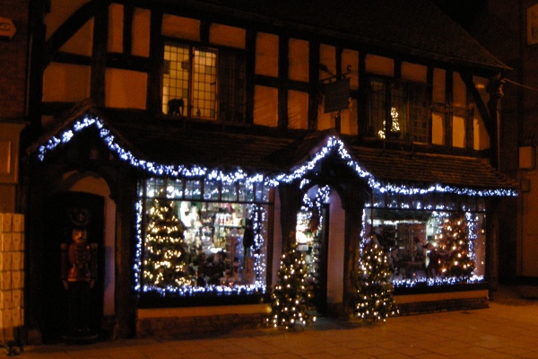 Nutcracker Christmas Shop at Stratford-Upon-Avon Warwickshire