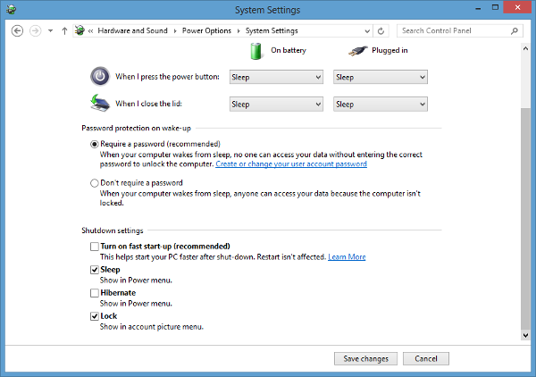 Windows 8 - disable fast startup option to avoid corrupt data