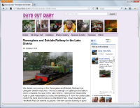 Screenshot DaysOutDiary.co.uk